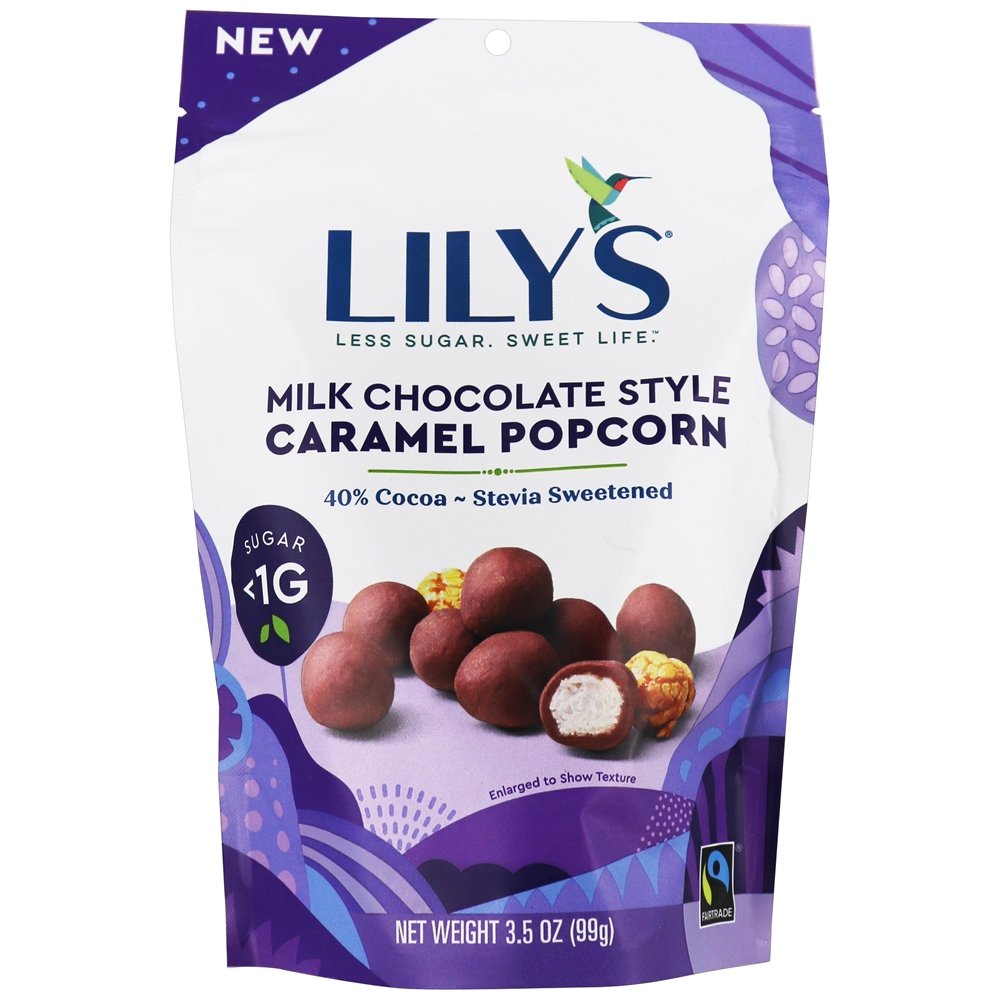 Lilys- Milk chocolate style caramel pop corn