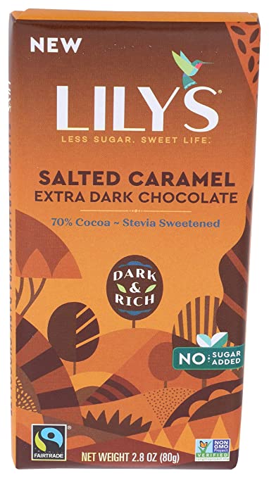 Salted caramel extra dark chocolate