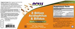 8 BILLION ACIDOPHILUS & BIFIDUS 60 VEG CAPS