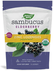 SAMBUCUS ZINC LOZENGES 24LOZ