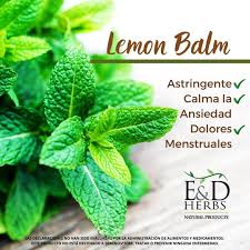 E&D herbs Lemon balm